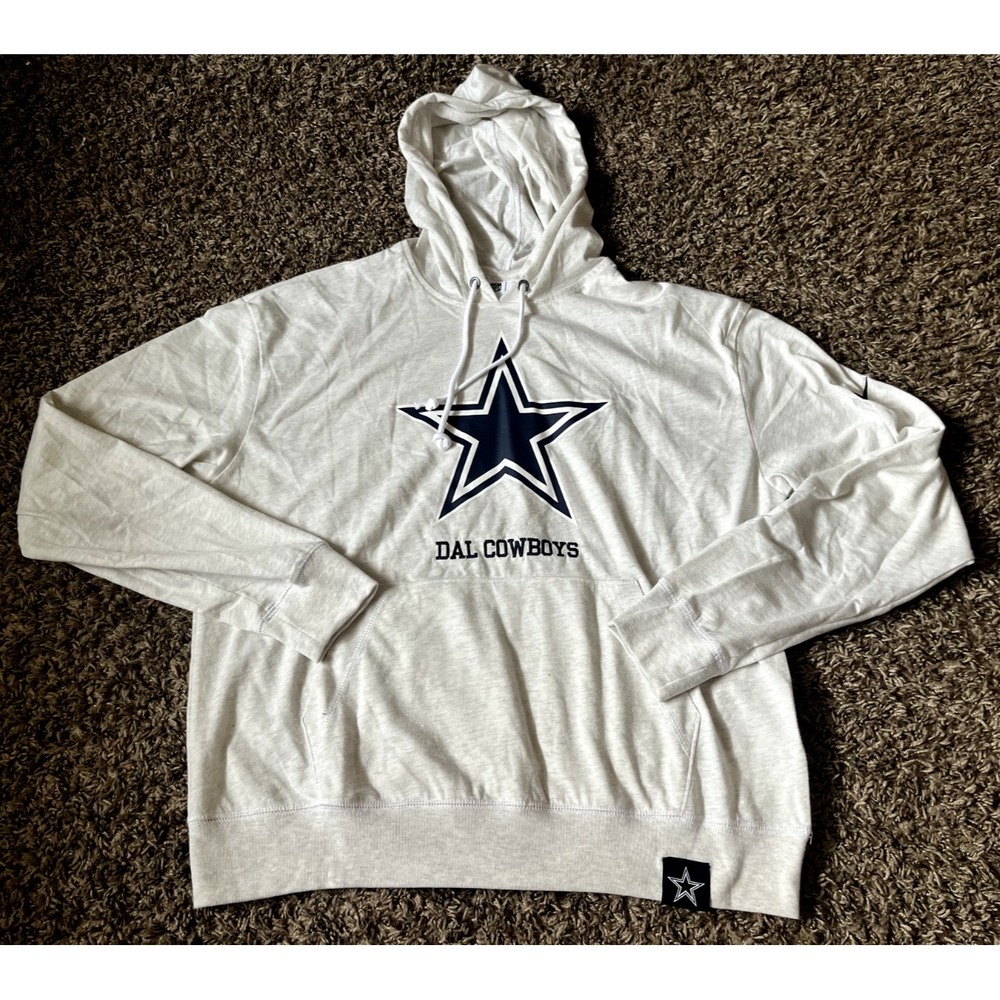 NEW Dallas Cowboys Women's Nike Lightweight Hoodie NFL On-Field (Medium)